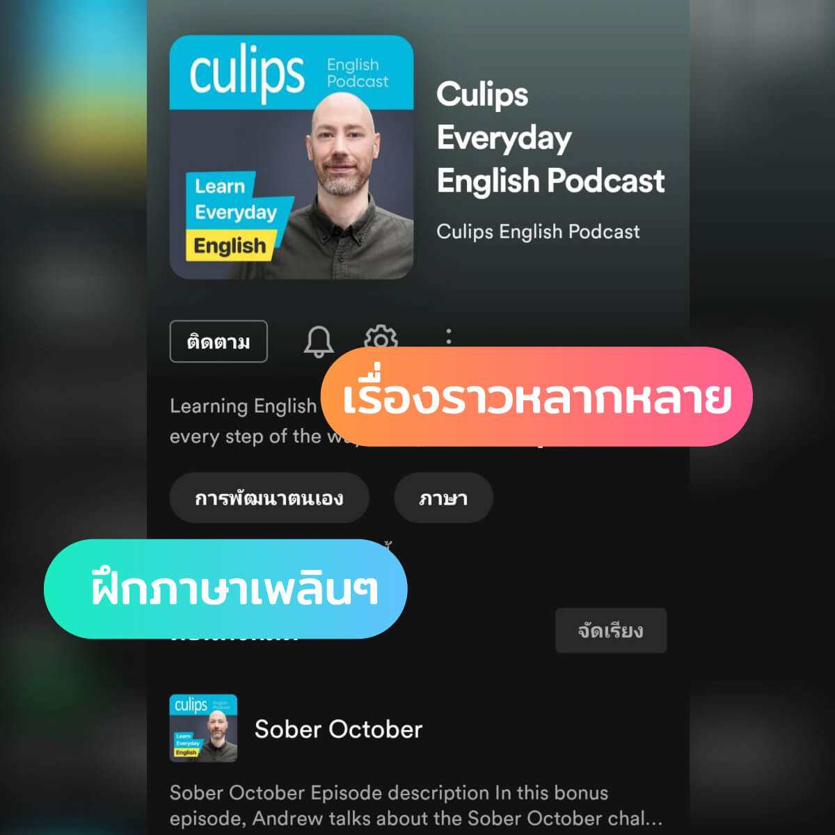Culips Everyday English Podcast เรื่องราวหลากหลายฝึกภาษาเพลินๆ